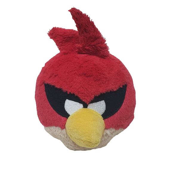 Angry Birds Plush Red 2010 Rovio Commonwealth Toy And Novelty Play Stuffed Bird - Picture 1 of 7